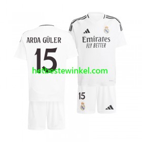 Real Madrid Arda Guler 15 Voetbalshirts Kind Thuis 2024-25